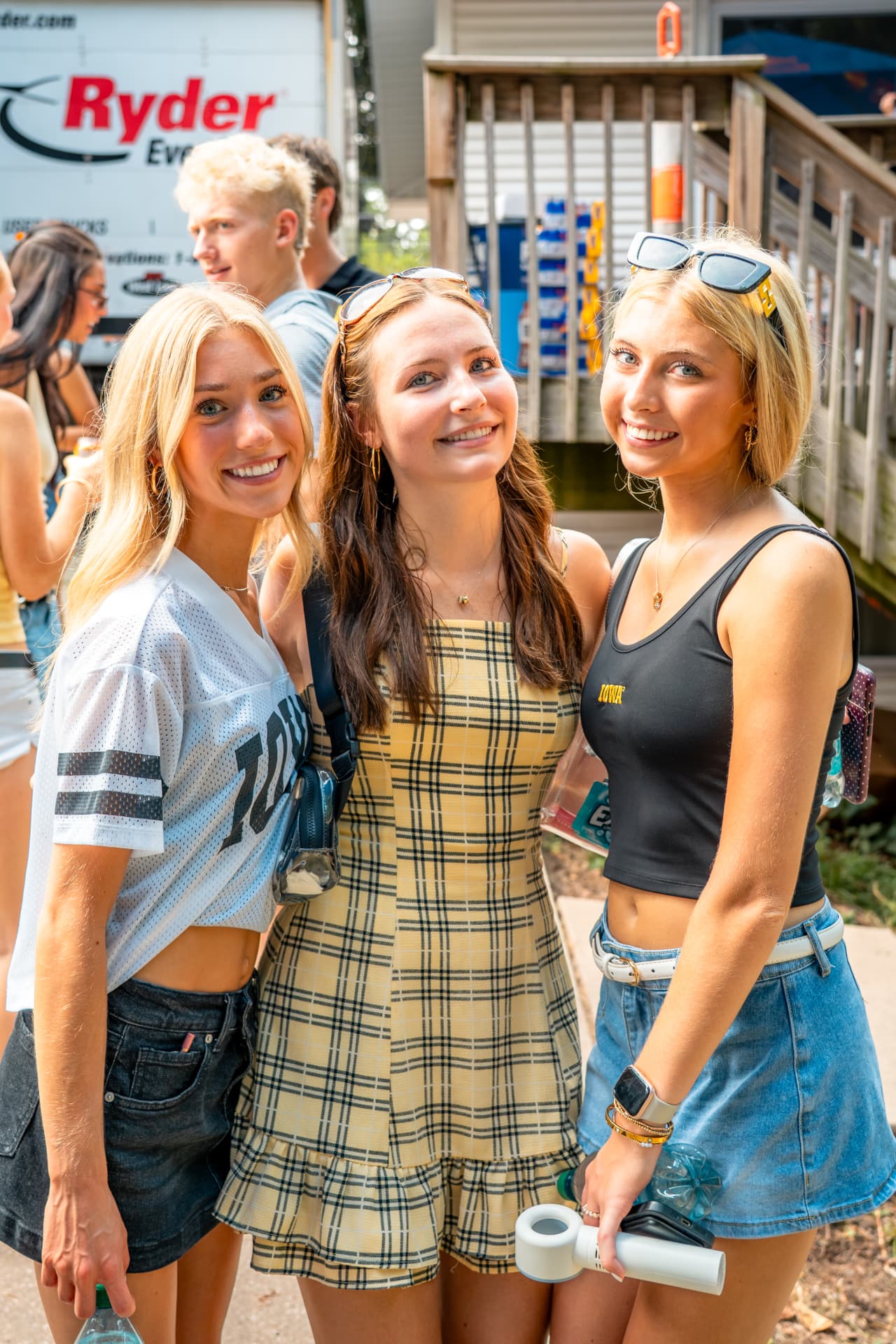 Friends ready for game day in Iowa City